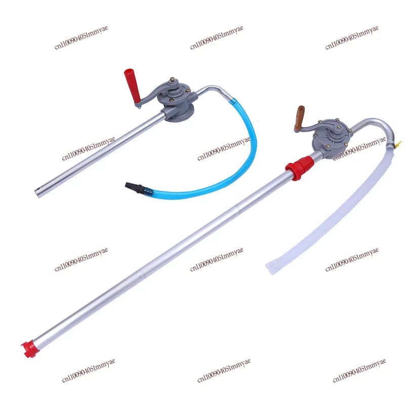 

Aluminum Alloy Hand Oil Pump, Manual Small Portable Hand-cranked Self-priming Diesel Drum Oil Quick Refueling Device