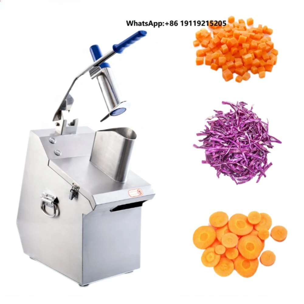 Commercial  Vegetables Slicer Multi-functional Fruits Vegetable Cutting Dicing Machine Fully Stainless Steel Cutter