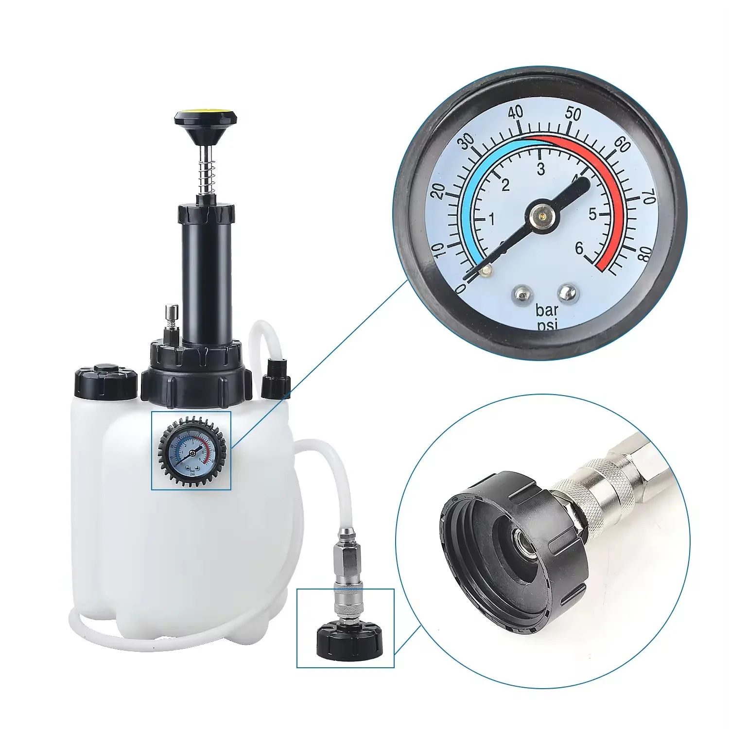 

Уникальный 3л ручной комплект для прокачки тормозной жидкости сцепления, замена масла, ручной насос давления, набор инструментов для заправки бака, замена тормозного масла K