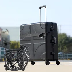 Hard Folding Bicycle Case, Bike Travel Storage Box, HDPE Plastic Bike Pod, Bike Carrying Suitcase