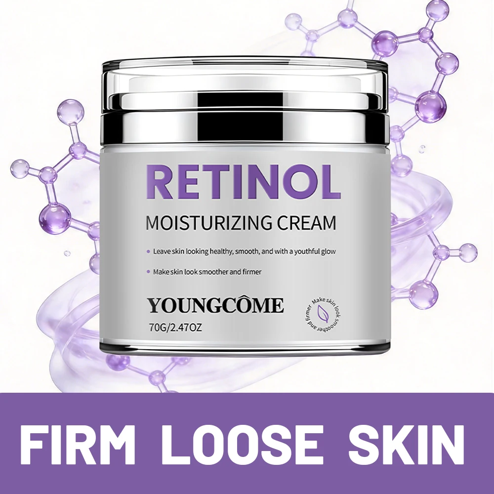YOUNGCOME Retinol Moisturizing Cream, Hydrating Facial Cream for Daily Skincare, Leaves Skin Healthy Smooth with Youthful Glow,