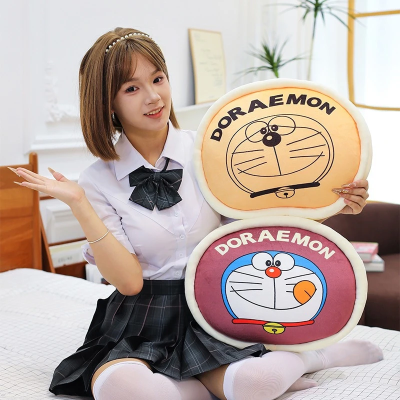 

40-45 см Doraemon плюшевые игрушки плюшевые мультфильмы аниме подушка на день рождения диван подушка для спинки кукла Kawaii мягкий подарок для детей на Рождество