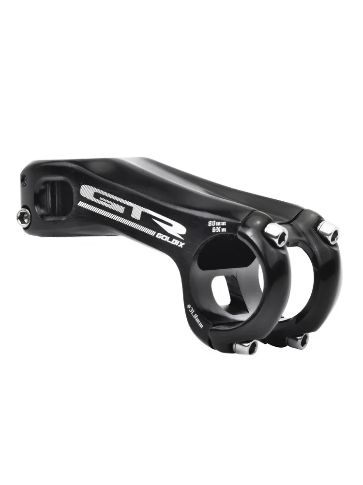 AliExpress GOLDIX -17 Degree Bicycle Stem Aluminum Alloy 3D Forging 80/90/100mm Length Bike Stem for Mountain Bike 31.8mm Handle