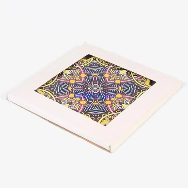 367A for Butterfly Pattern Rectangle Ceramic Table Placemat Heat Insulation Cup