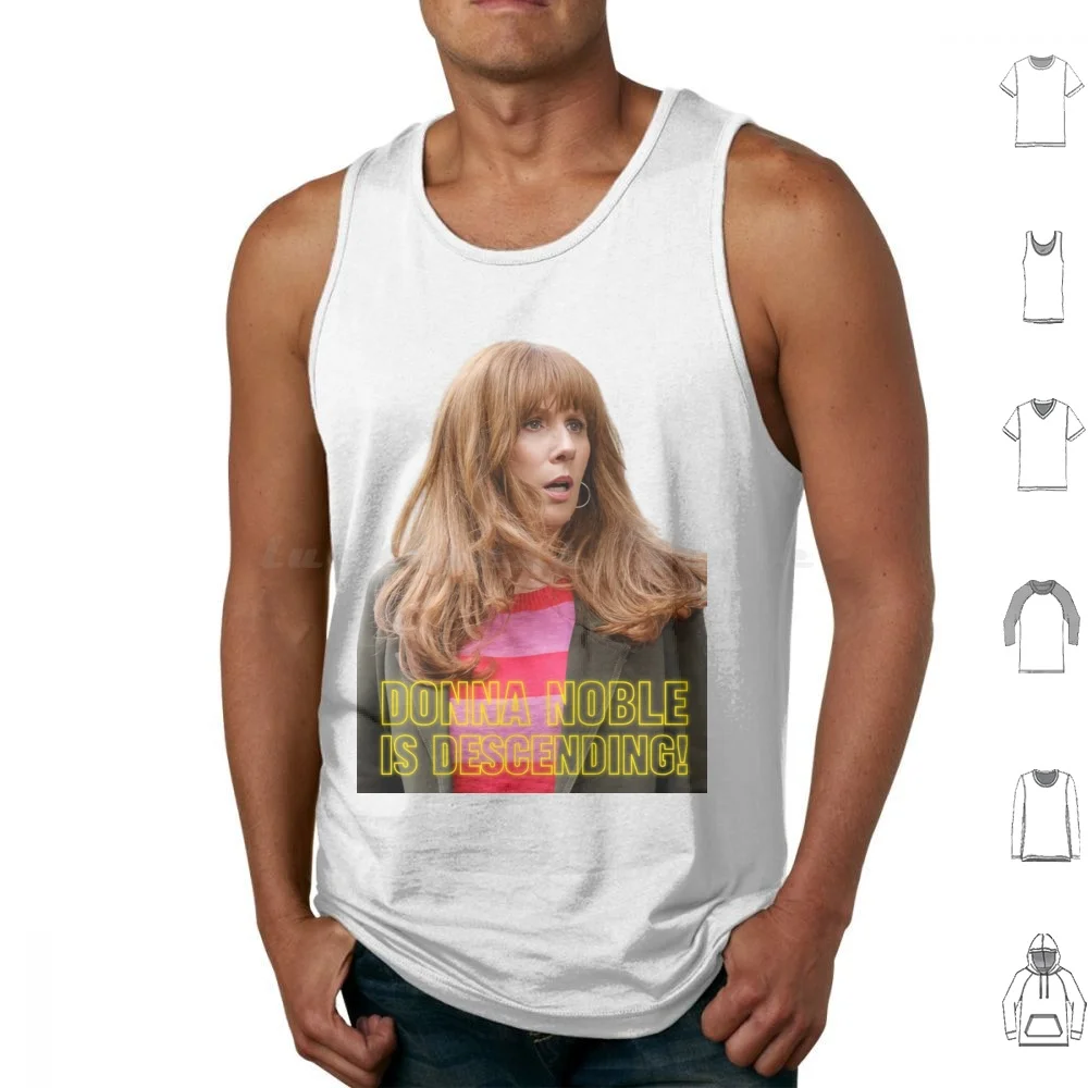 Donna Noble Is Descending! Tank Tops Vest Sleeveless Donna Noble Donna Fan Art Catherine Tate The Star Beast Nerd Geek