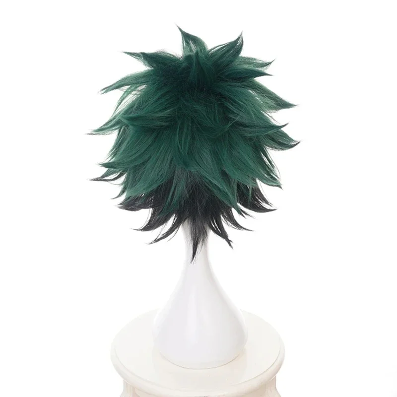 My Hero Academia Midoriya Izuku Cosplaykostuum - Groen Hero Suit Uniform met hittebestendige pruik - Anime Stage Performance Full