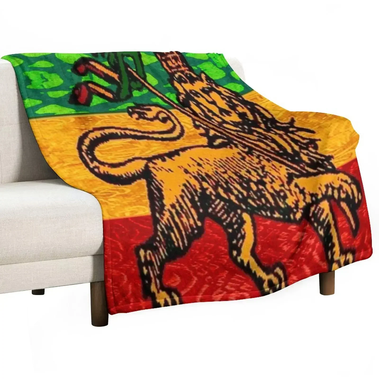 

New Rasta Lion of Judah Flag Throw Blanket Summer Blankets Sofas Of Decoration Thins Blankets