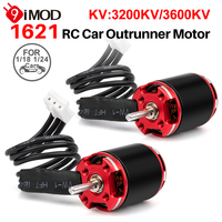 9IMOD 1621 Brushless Motor 3200KV/3600KV For 1/24 1/18 RC Crawler Car Axial SCX24 TRX4M