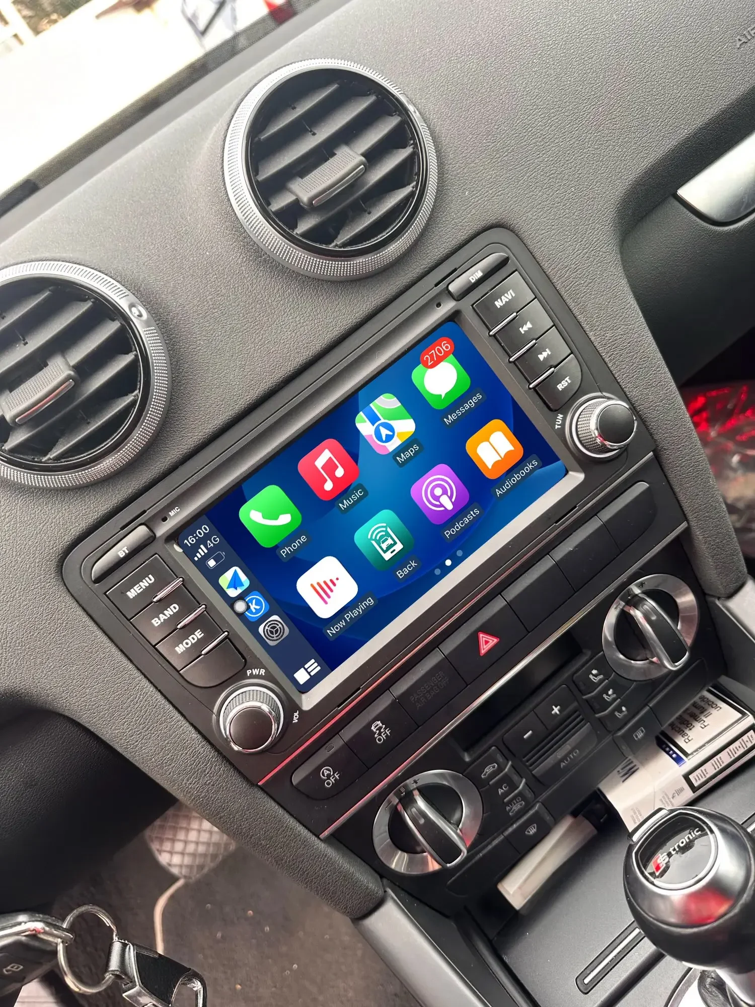 CHSTEK Car Radio Carplay For Audi A3 8P S3 RS3 Sportback 2003-2013 Android Auto Navigation Bluetooth WIFI Multimedia Autoradio