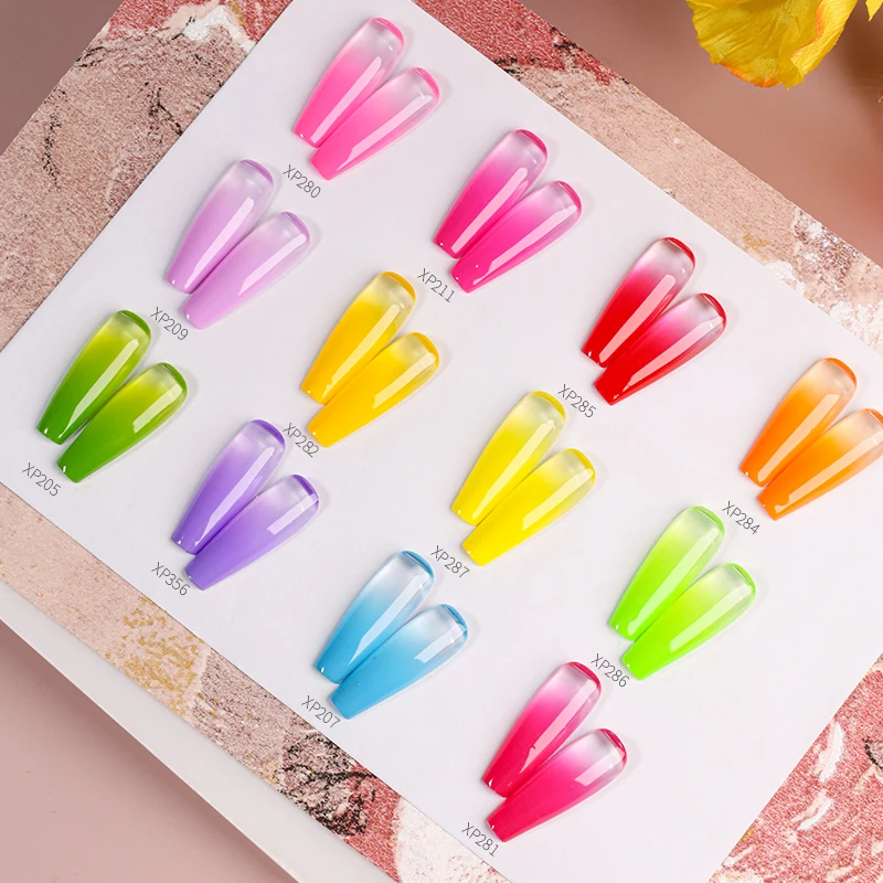 

Новый сатиновый гель-лак Mocmaki Pat Pat Gel, 12 цветов, LED/UV, для французского маникюра, дизайнерский, для индивидуального дизайна ногтей, веганский, экологичный, нетоксичный