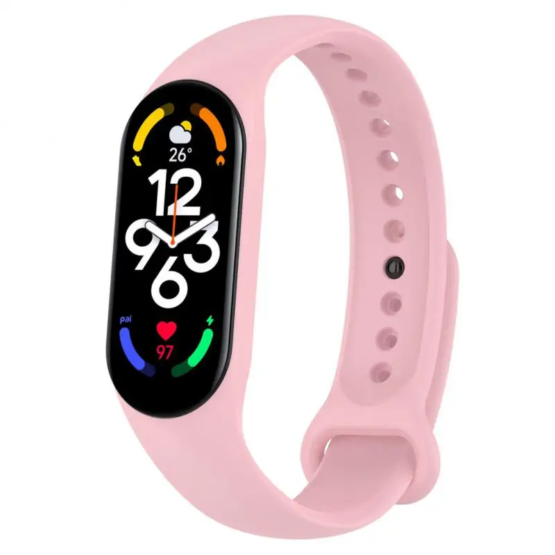 For Xiaomi Mi Band 7 Soft Tpu Multicolor Sport Watchband For Mi Band 7 Smart Accessories Watch Band Watch Wristband Adjustable