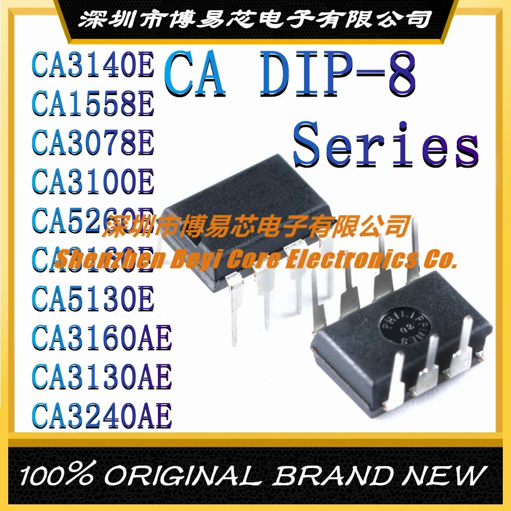 

CA3140E CA1558E CA3078E CA3100E CA5260E CA3160E CA5130E CA3160AE CA3130AE CA3240AE Original Genuine DIP-8