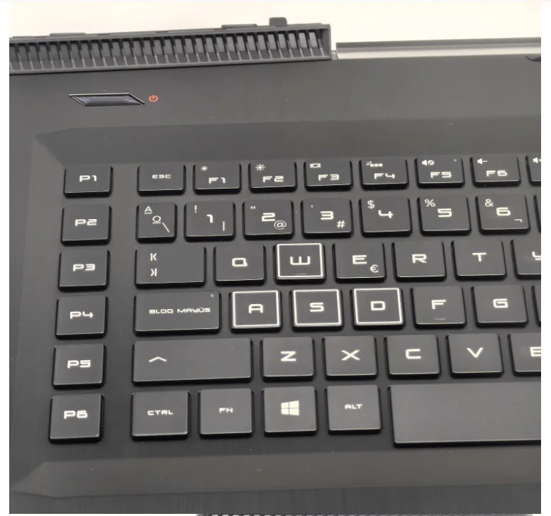 YUEBEI      New/org For HP 3 Plus OMEN 17-CE 17-AN TPN-Q195 palmrest Latin keyboard upper cover Touchpad with Backlight