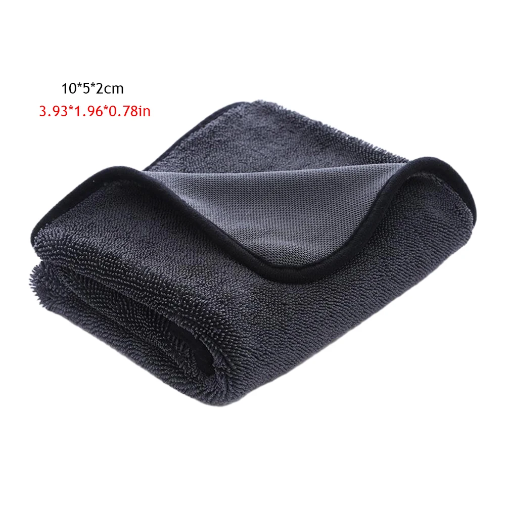 Thickened twisted braid cloth absorbent car wash rag car with microfiber car towel