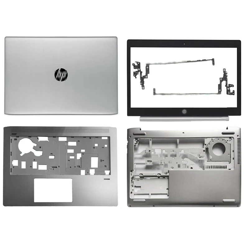 

New Laptop LCD Back Cover/Front Bezel/Hinges Cover/Palmrest/Bottom Cover For HP Probook 440 G5 Top Back Case Silver