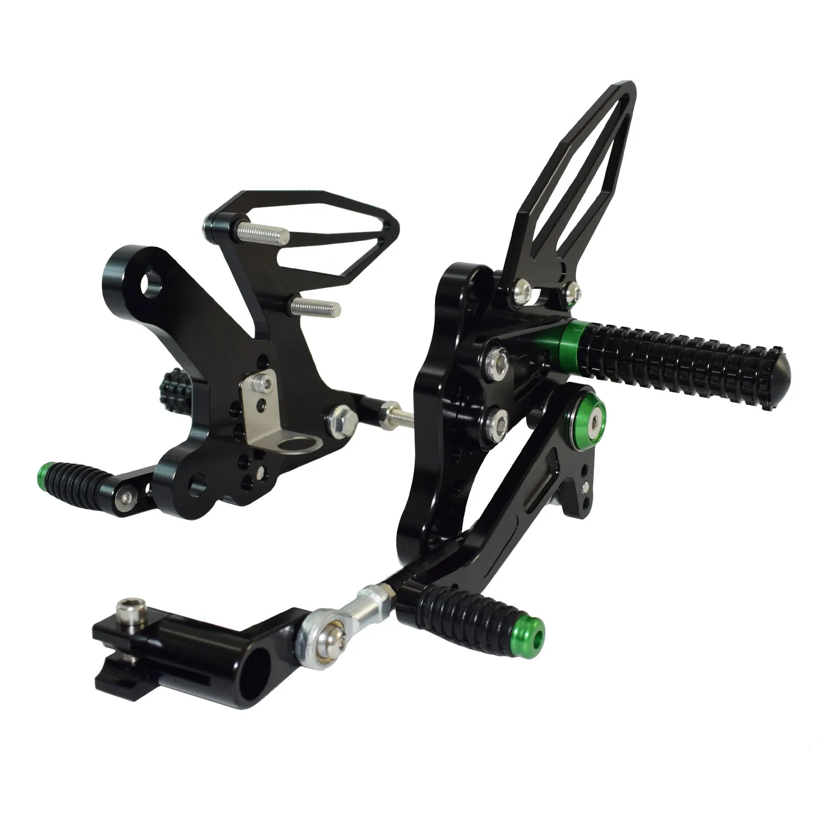 

Motorbike Adjustable Rider Rear Sets Rearset Footrest Foot Rest Pegs For Kawasaki Ninja 250 400 Z250 Z400 2018 2019 2020-2023