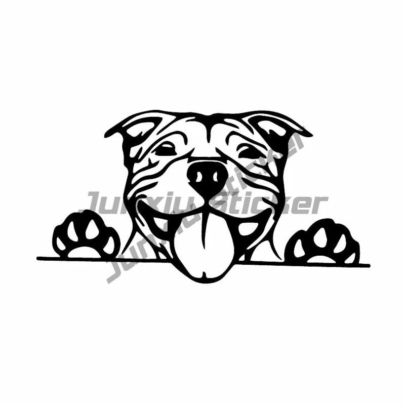 

Car Stickers Decor Motorcycle Decals Pitbull Bully Dog Decal Decorative Accessories Creative Sunscreen Waterproof PVC