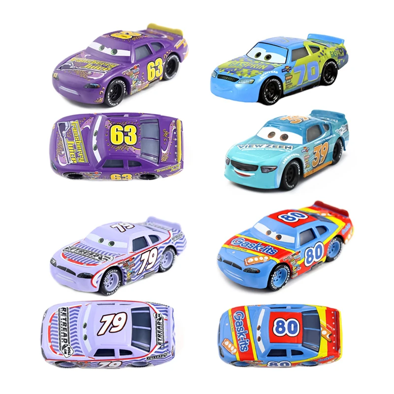 

Cars 3 Disney Pixar Cars 2 Raoul Caroule Cartoon Metal Diecast Toy Car 1:55 Lightning McQueen Children's Birthday Gifts