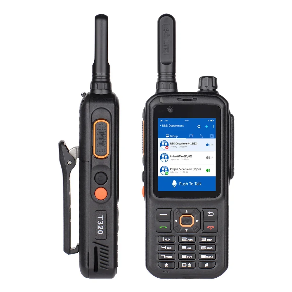 Inrico T320 China wholesale walkie-talkie headset 4G Network radios two way radio