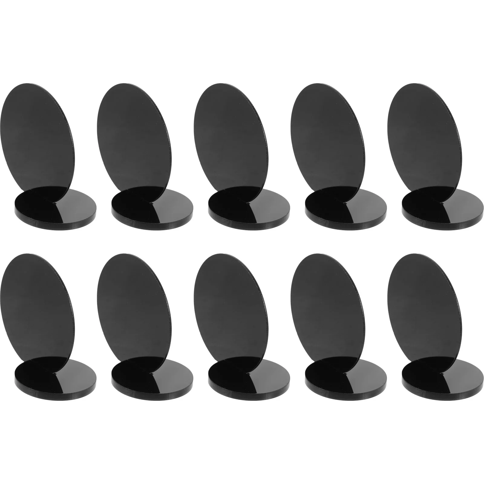 

10Set Seat Signs Round Acrylic Table Number Displays Blank Reusable for Wedding Party Birthday Banquet Restaurant Cafe Bar