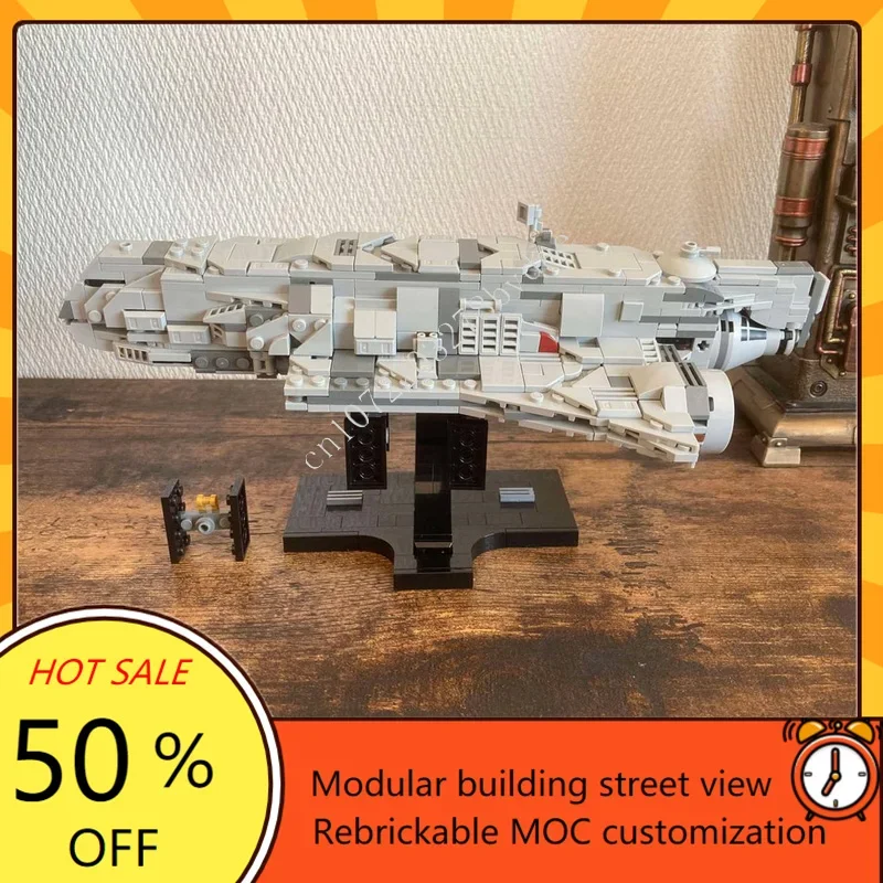 691 шт. Gozanti-Class Cruiser Midi-Scale Space War Military MOC SpaceShip Боевая модель Пазлы на заказ DIY Образовательная модель ToyGift