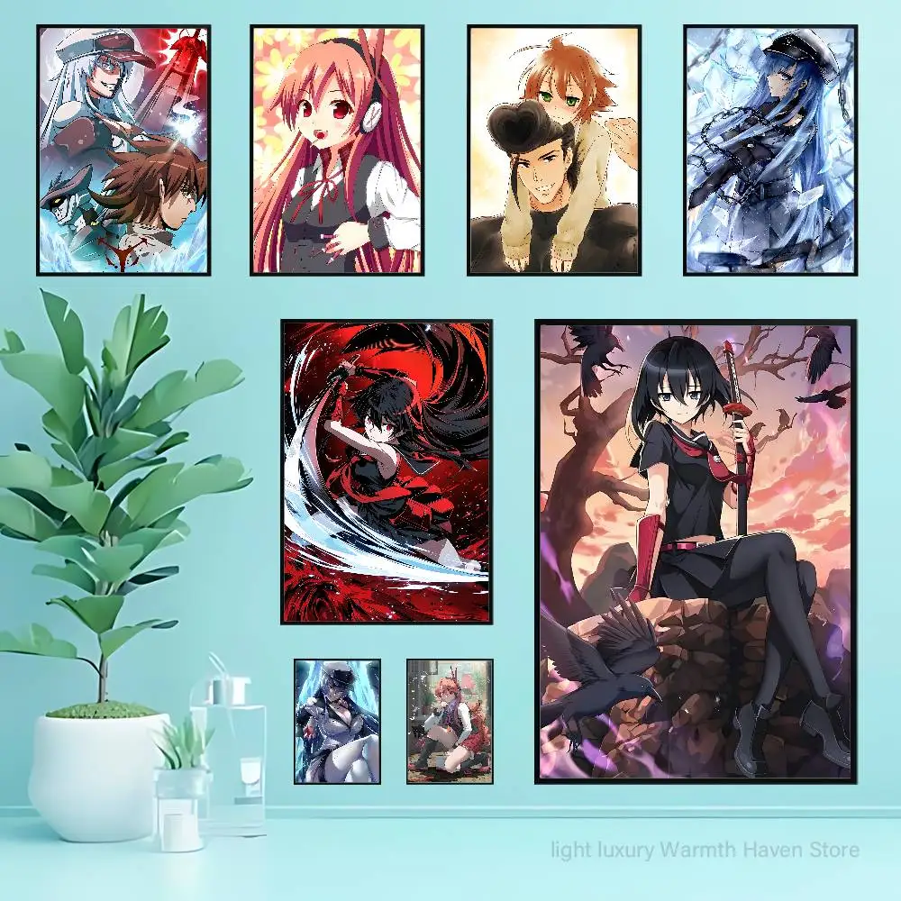 Cool A-Akame G-Ga Kill Anime Wall Art Canvas Painting Poster For Living Room Home Decor Decoration Picture