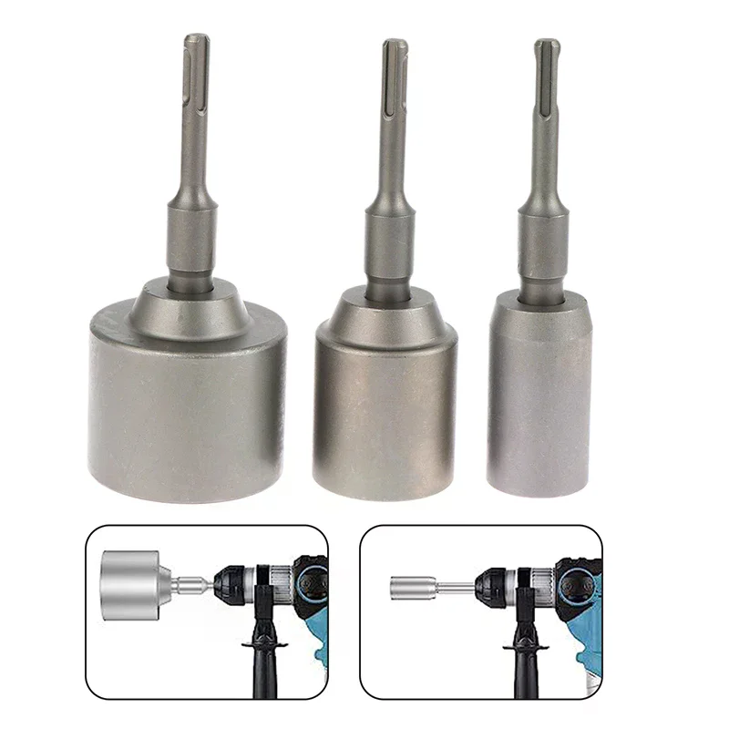 

Robust SDS-Plus T Ground Rod Driver, Forged Steel Rotary Hammer Drill Bit Converter