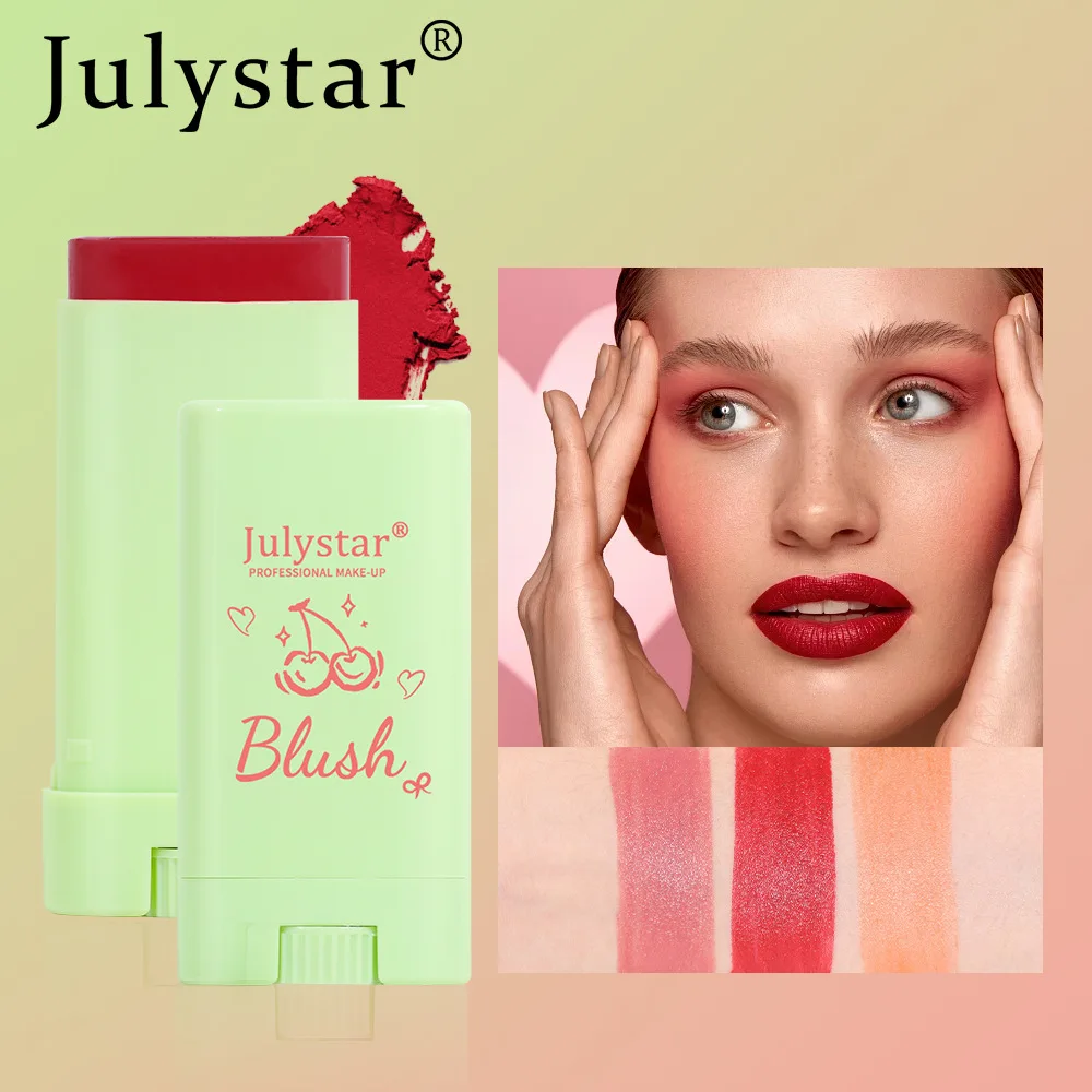 3 Color Multi‑use Blush Cream Waterproof Long‑lasting Easy To Color Natural Face Cheek Rouge Daily Makeup Cosmetic
