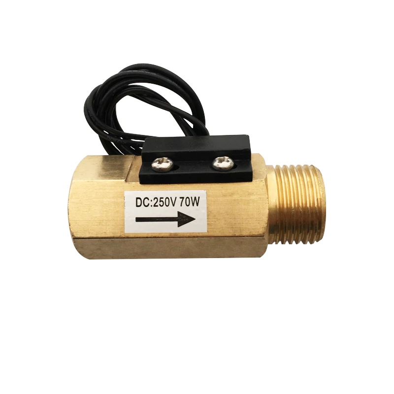 Water Flow Switch Flow Sensor Female and Male Threaded Magnetic Water Flow Sensing Signal Switch 1/2\