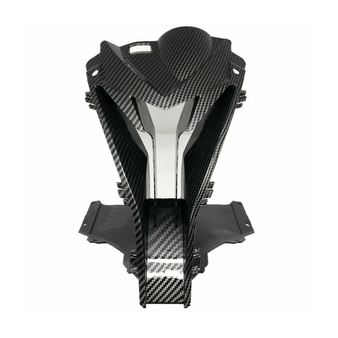 Front Upper Center Nose Air Intake Ram Cover Fairing For BMW S1000RR 2015-2018 S 1000RR Carbon Fiber Look