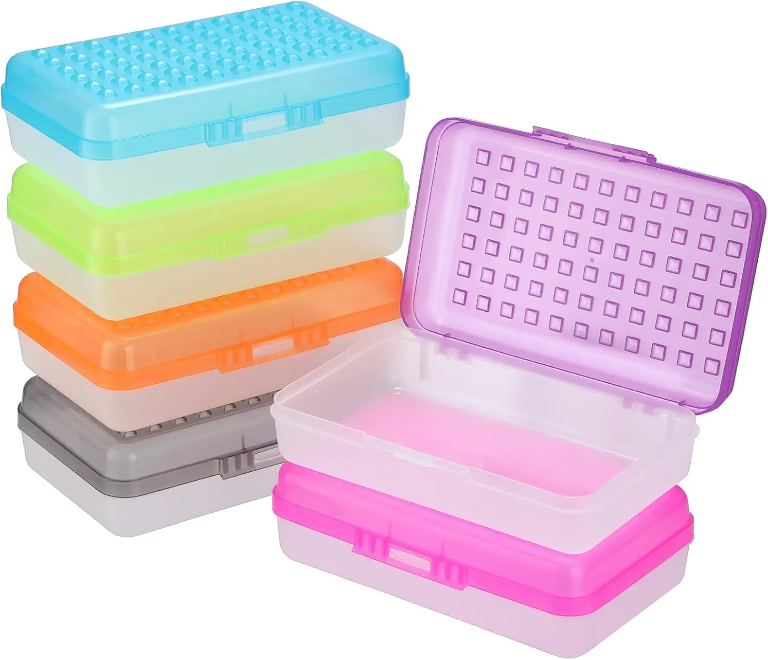 

Набор из 6 многофункциональных коробок с крышками — вместительный органайзер для карандашей, ручек, канцелярских принадлежностей и офисных товаров