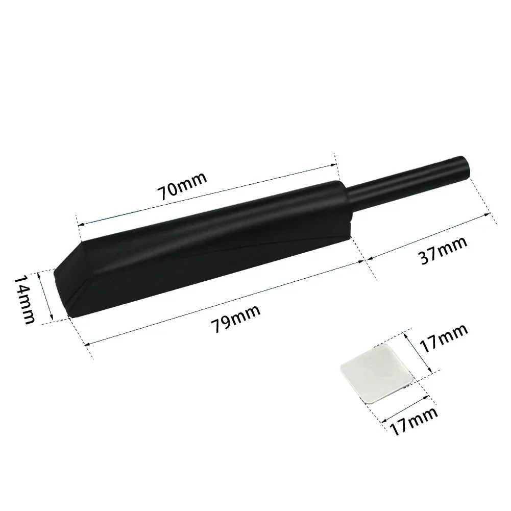 High Quality Practical Brand New Door Catch Push To Open Black/Grey/White Cupboard Drawer Handle-free Wardrobe