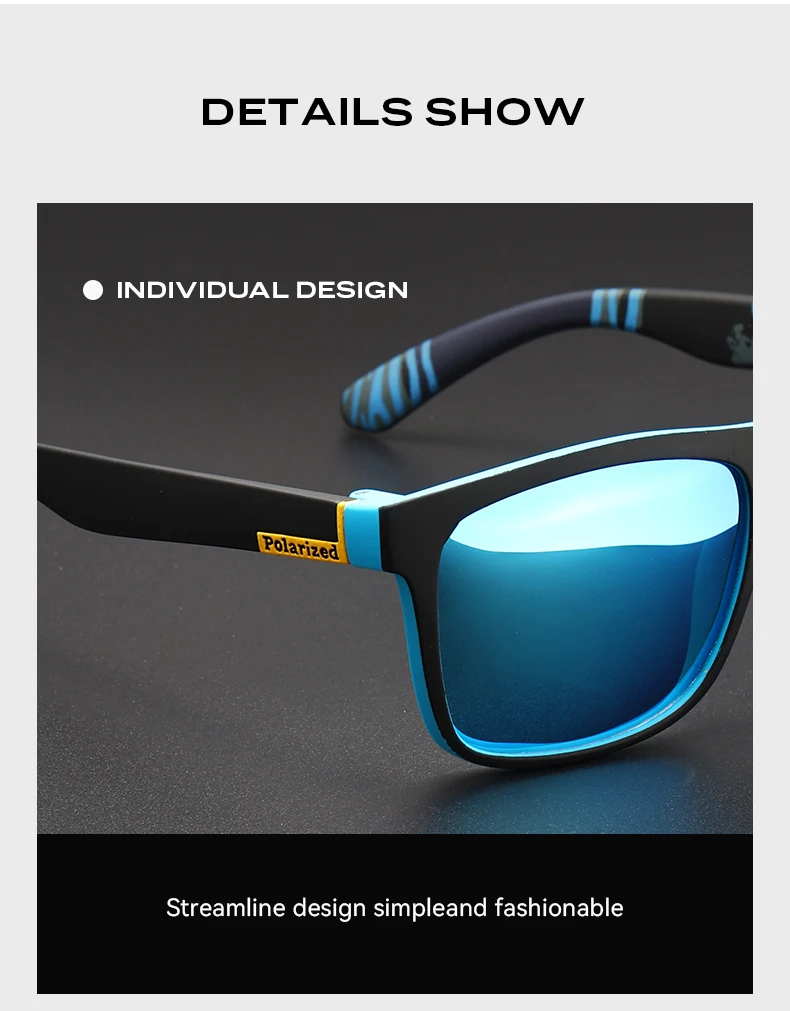 KAROS Polarisierte UV400 Unisex Outdoor Angeln Fahrbrille Tag- und Nachtsonnenbrille mit Verpackung – Detail 6