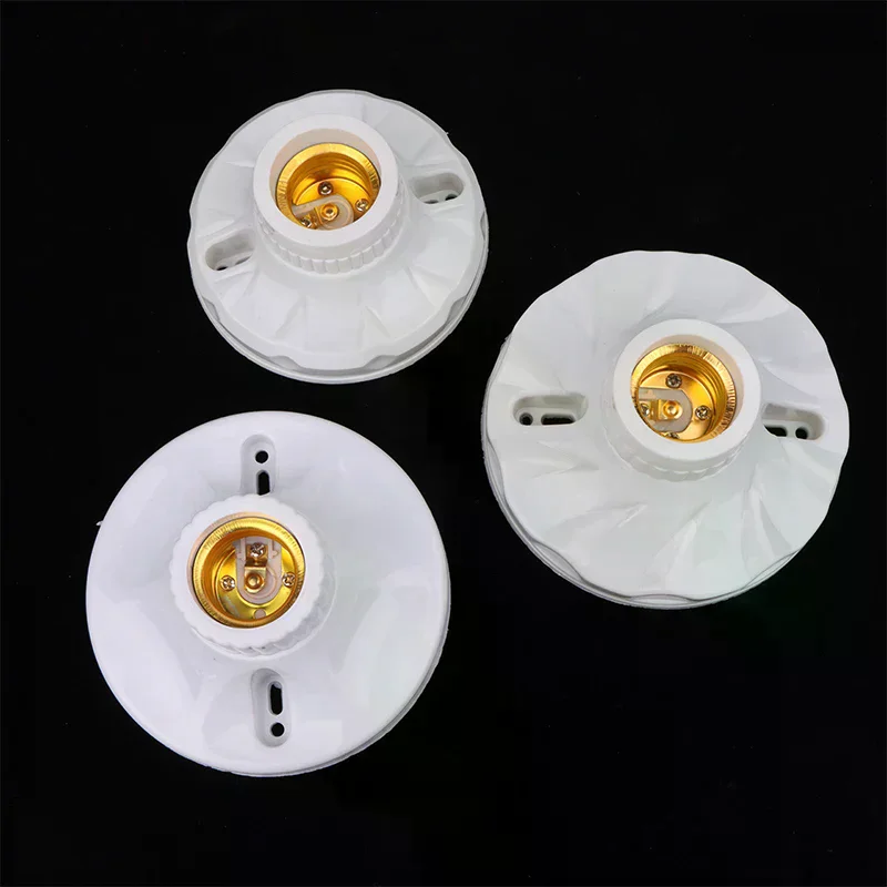 Innovative And Practical E27 Lamp Holder High-temperature Resistant Bulb Holder Ceramic Lamp Bulb Socket Lamp Base