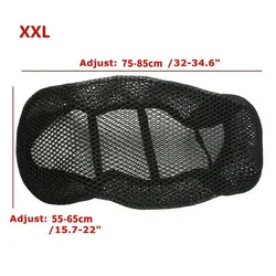 Motorcycle Seat Cover Pads Breathable Motorcycle Cushion Polyesters Mesh Motorbike Anti-Slip Durable Cushion Net Moto Accessory