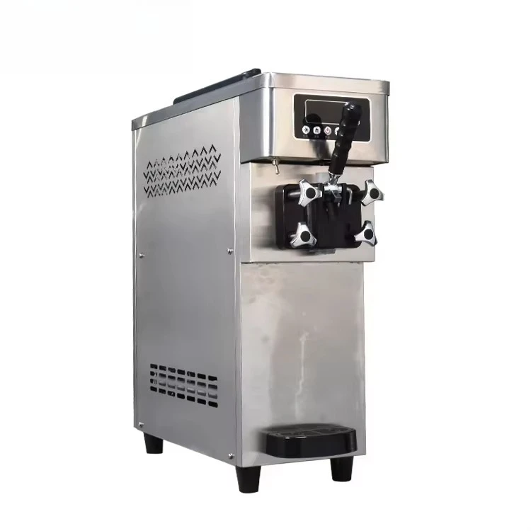 Vigver Commercial Automatic Small Soft Ice Cream Machine Selectable Number of Outlets High Efficiency & Fast