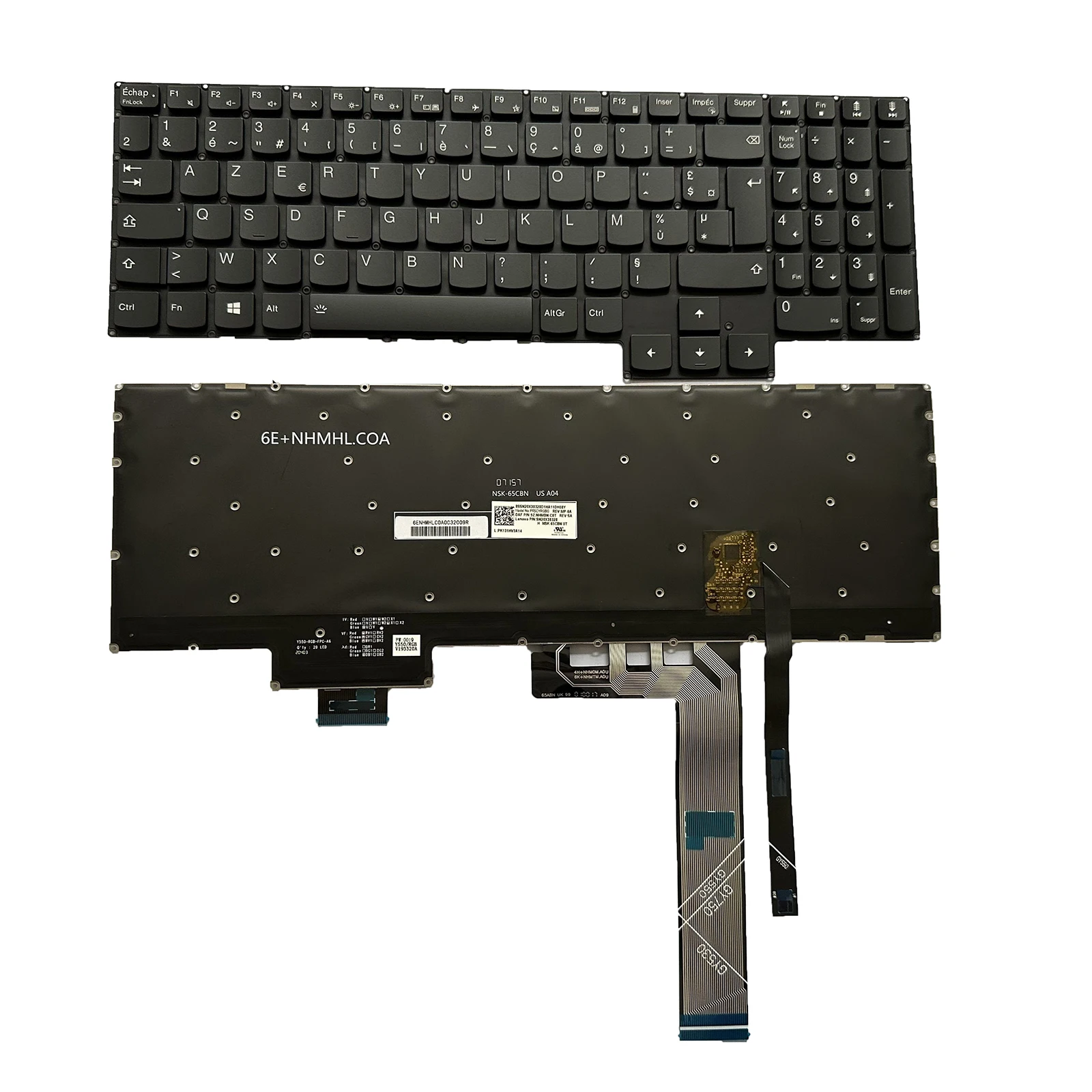 

For Lenovo Legion Y7000 2020 R7000 2020 Y7000P R7000P 2020 Keyboard FR Colorful backlight