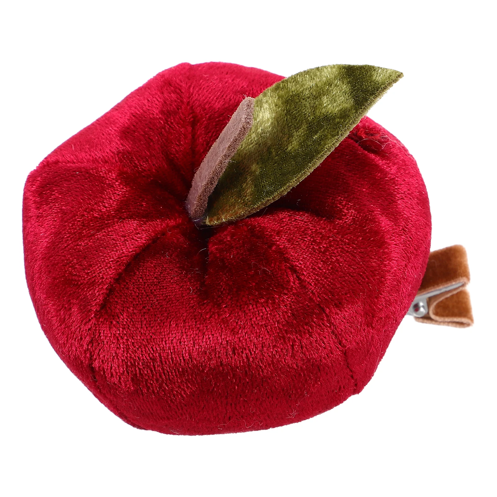 

Заколка для волос с имитацией яблока в стиле ретро, красный, удобный материал, заколки на фруктовую тематику, женский реквизит для фотосессии на свадьбу, день рождения