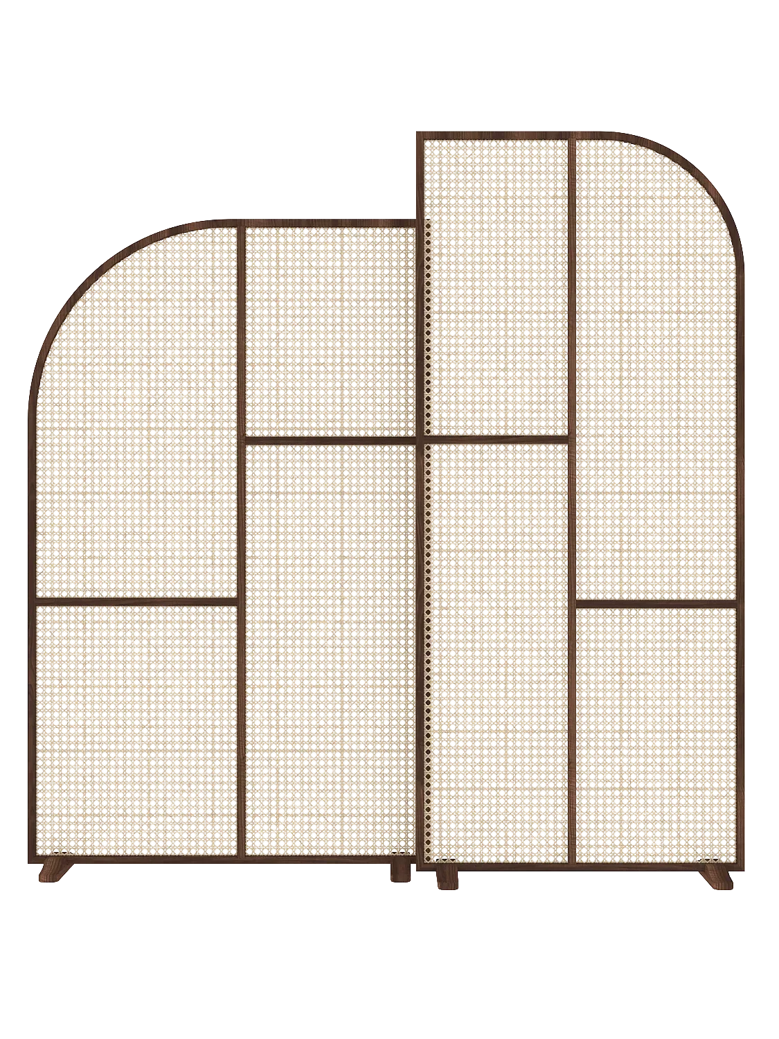 Japanese rattan screen partition living room mobile entrance entrance solid wood baffle modern simple bedroom B & B