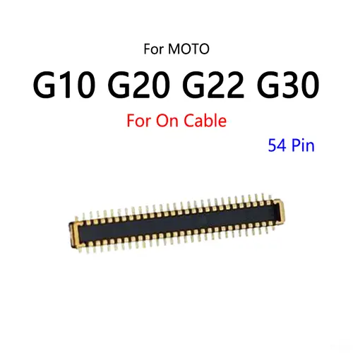 10PCS For Motorola Moto G10 XT2127 G20 XT2128 G30 XT2129 G22 E20 LCD Display Screen FPC Connector Port On Mainboard / Flex Cable - Image 6