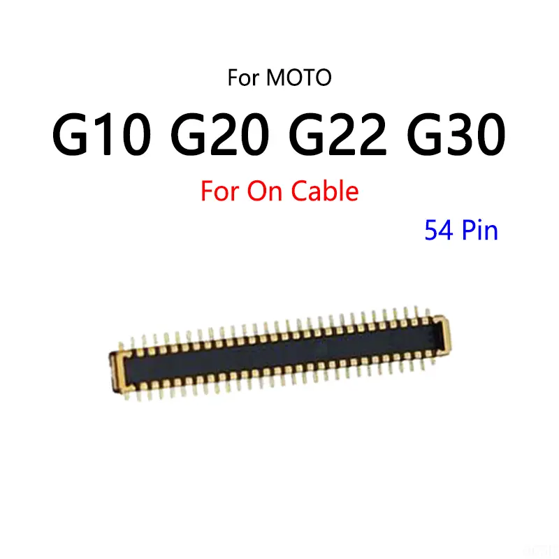10PCS For Motorola Moto G10 XT2127 G20 XT2128 G30 XT2129 G22 E20 LCD Display Screen FPC Connector Port On Mainboard / Flex Cable - Image 6