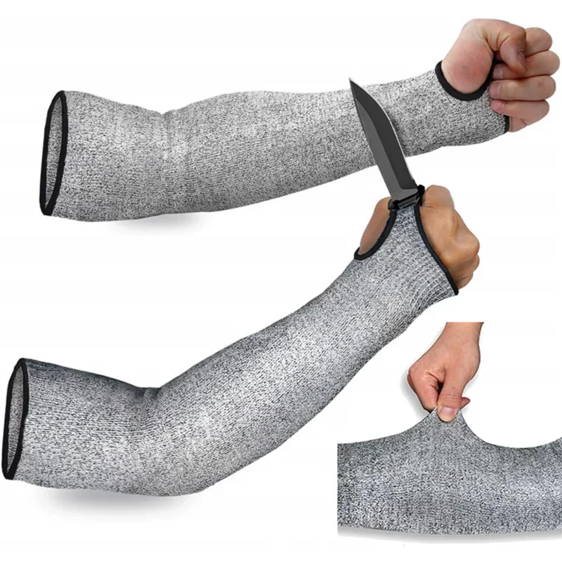 1Pc Level 5 HPPE 20/30/40cm Cut Resistant Anti-Puncture Work Protection Arm Sleeve Cover Safety Protecter Arm Warmers Wholesale