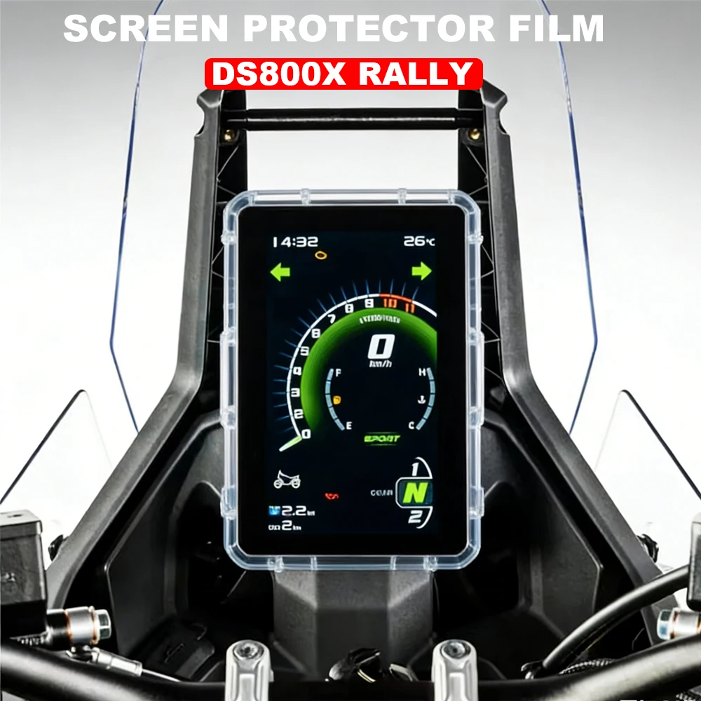 For Voge DS 800X Rally 2024+ Motorcycle Dashboard Screen Protector Anti-Scratch HD Clear Instrument Film Speedometer Guard Film