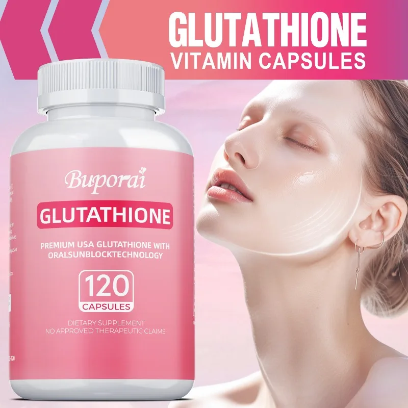 Glutathione Supplements - Improve Dull Tone, Support Cell Repair, Promotes Joint, Skin and Liver Health, Maintains Vitality