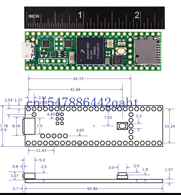 Te*ensy 4.1 DEV-16771 iMXRT1062 Te*ensy 4.0 Teensy4  parts