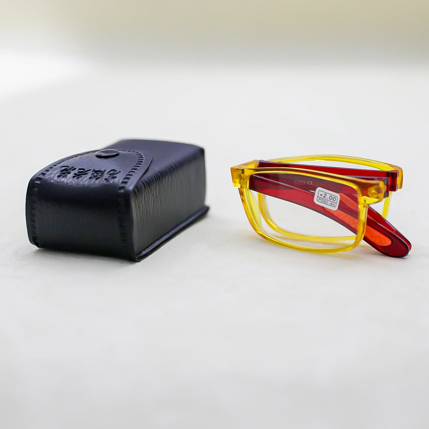 3 Stück faltbare Lesebrille für Männer und Frauen, klassische Brillen, angenehm zu tragen, praktisches Tragen, Geschenk-Brillenetui – Detail 11