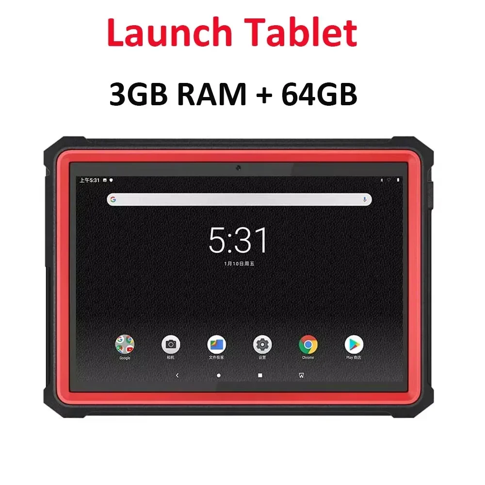 launch Tablet 3GB RAM+64GB for Launch X431 Pro3S+OBD2 Scanner Software Auto Diagnostics Tool Works With Diagzone / Xdiag / Xpro5