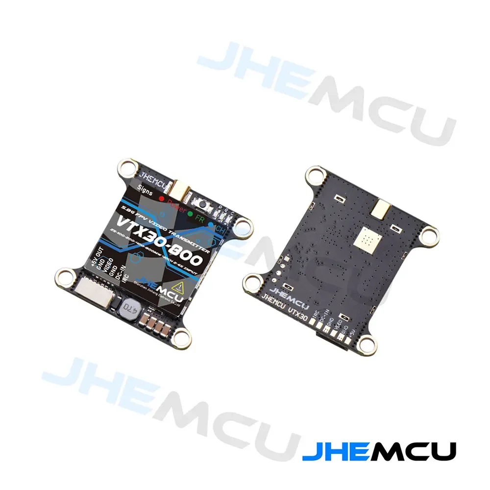 JHEMCU VTX30-800 VTX5848 LITE 40CH 5.8G 25/100/200/400/800mW Switchable VTX Video Transmitter Module OSD Control For FPV Drone