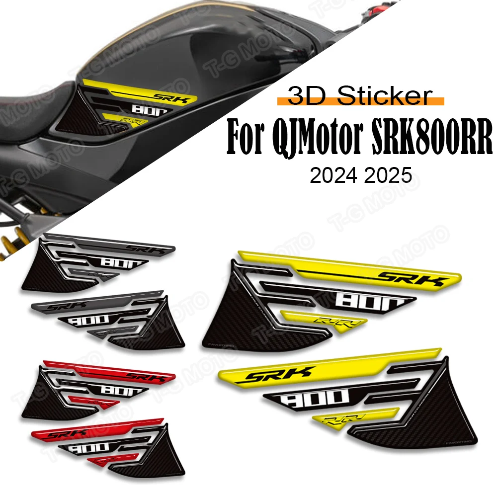 

Motorcycle Accessories Fuel Tank Pad Protector Covers Waterproof 3D Resin Stickers Kit For QJ Motor SRK GSR 800 RR SRK800RR