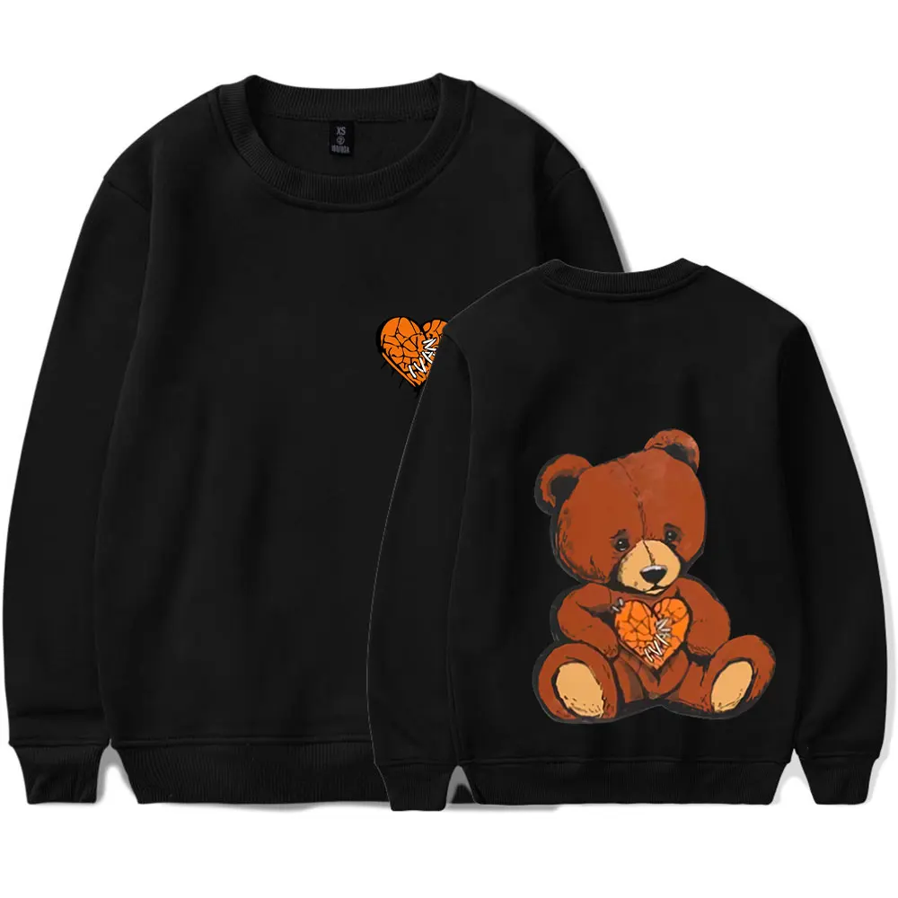 

Ivan Cornejo Terapia Tour 2024 Bear Sweatshirt Man/Woman Hip Hop Pullover Long-Sleeved Unisex Streetwear HipHop Harajuku Top